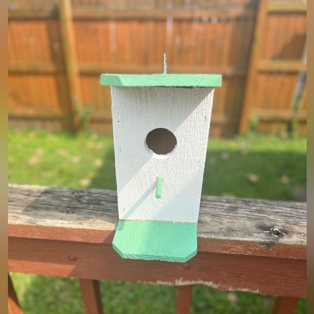 Hand Crafted Wooden Birdhouse - Picture 2 of 8
